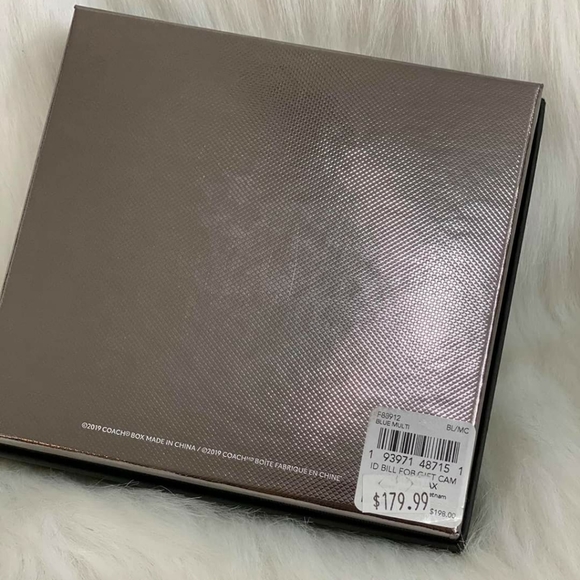 COACH CAMO BILLFOLD WALLET AND KEY FOB GIFT SET - Picture 6 of 6